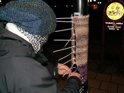 yarn bombing